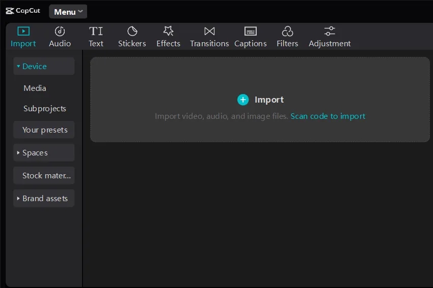Import Media