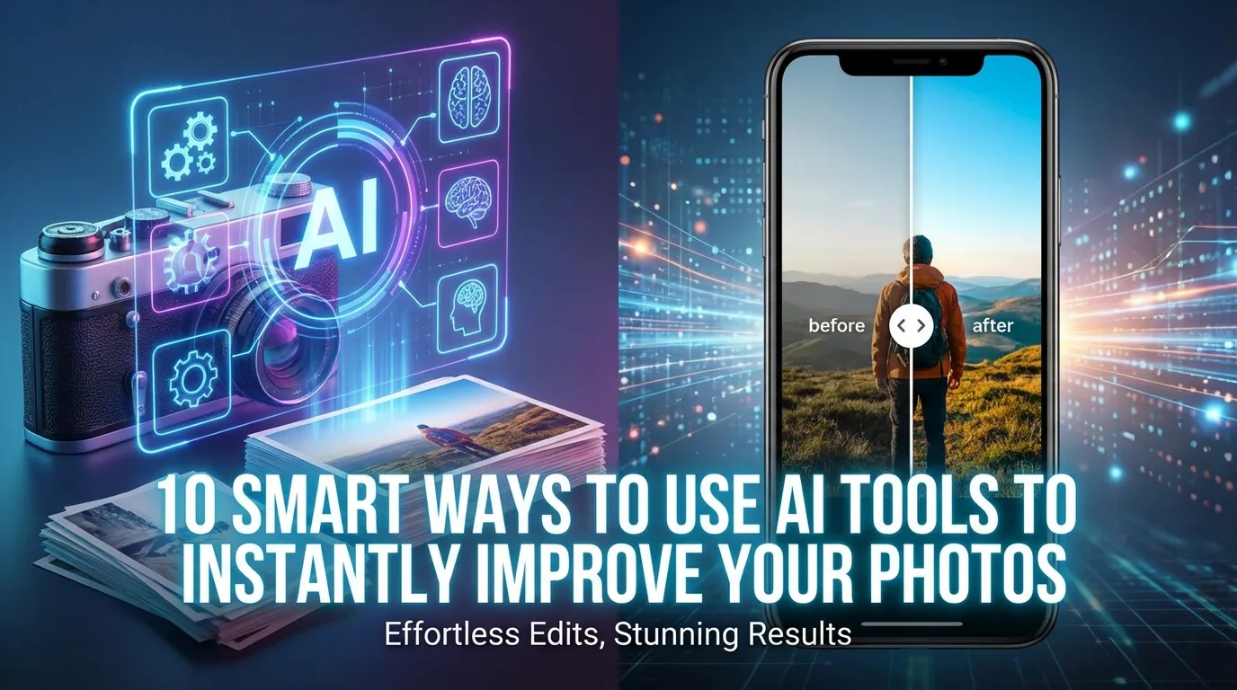 10 Smart Ways to Use AI Tools to Instantly Improve Your Photos