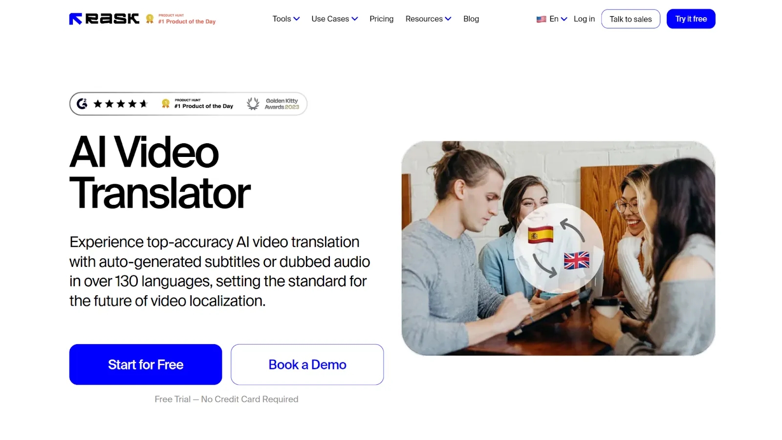 AI Video Translator - Rask AI
